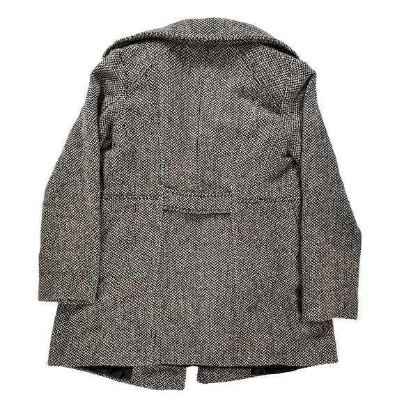 Vintage Guess Tweed Wool Blend Coat Black & White Women's Size Medium - Picture 2 of 9